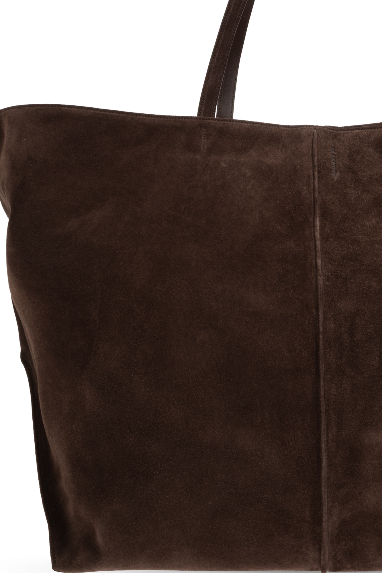 Brown Suede bag JIL SANDER - Vitkac France